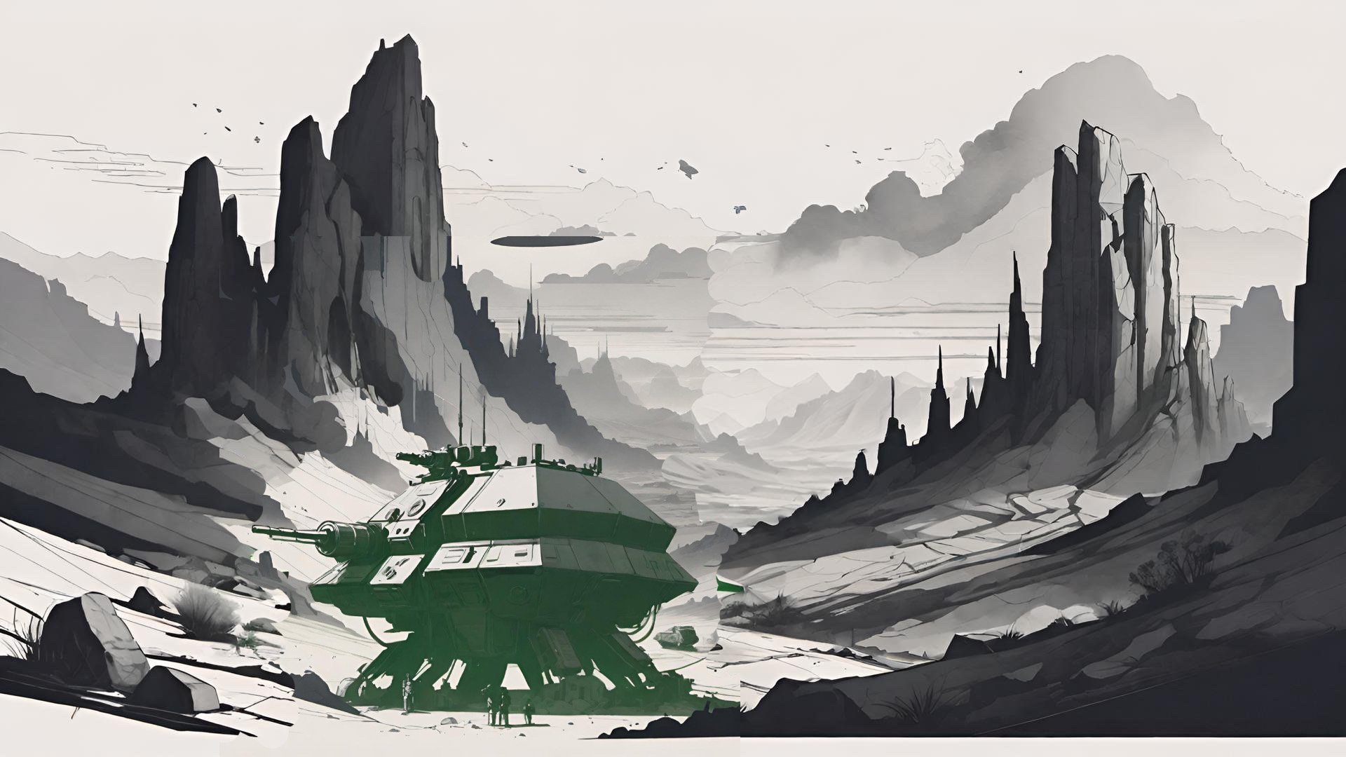 An alien space base